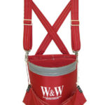 Сумка/ведро для яблок с мягкими лямками